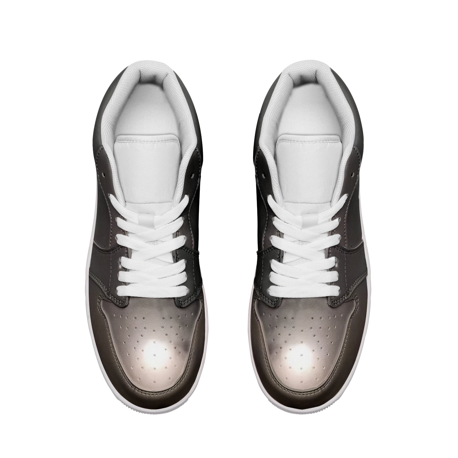 supermoon Unisex Low Top Leather Sneakers