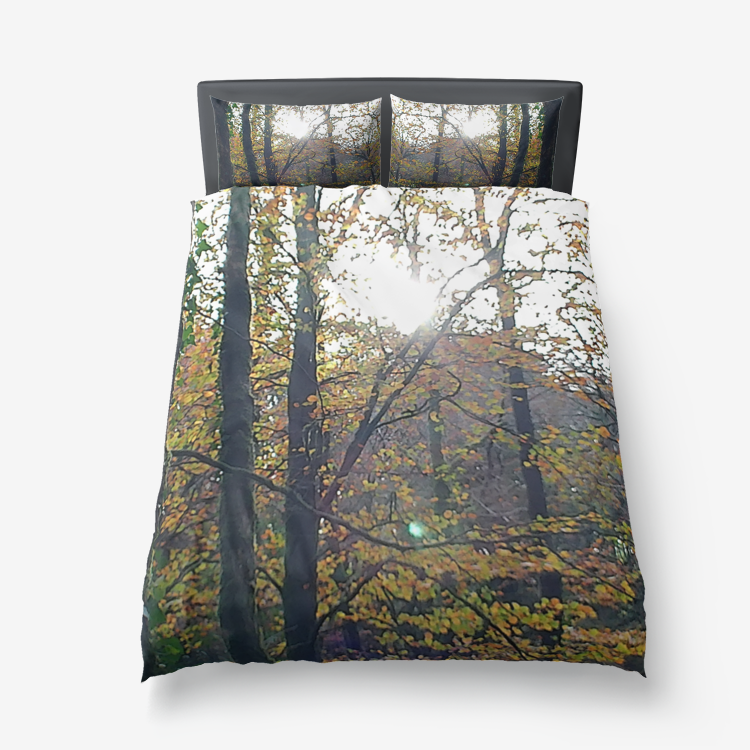 forest of love Microfiber Duvet Cover