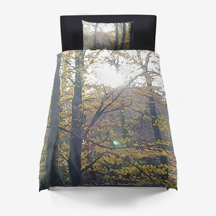 forest of love Microfiber Duvet Cover
