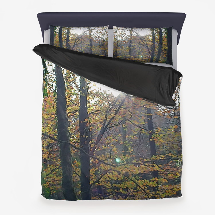 forest of love Microfiber Duvet Cover