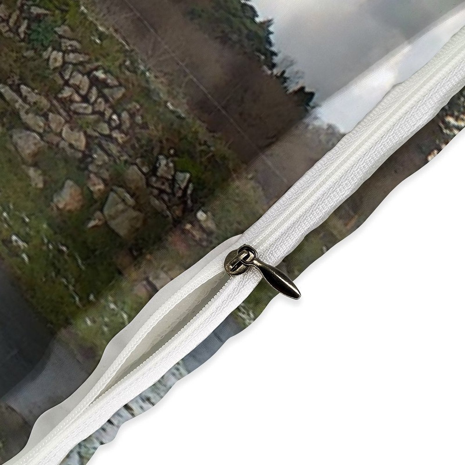 snow scene horse 3-Piece Bedding Set (1 Duvet Cover + 2 Pillow Shams) 3-Piece Bedding Set 102"×90" (1 Quilt Cover + 2 Pillowcases)