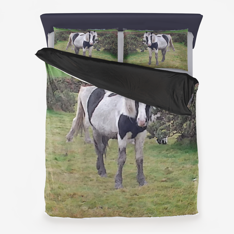 horse Microfiber Duvet Cover set