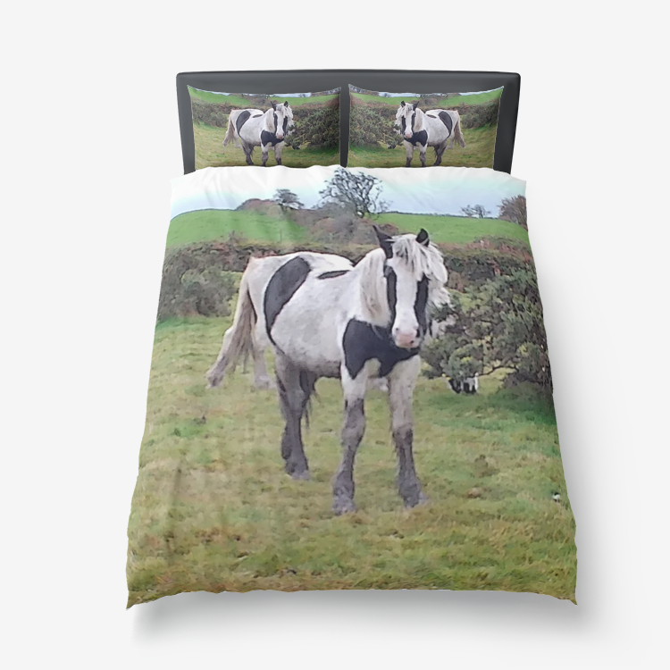 horse Microfiber Duvet Cover set
