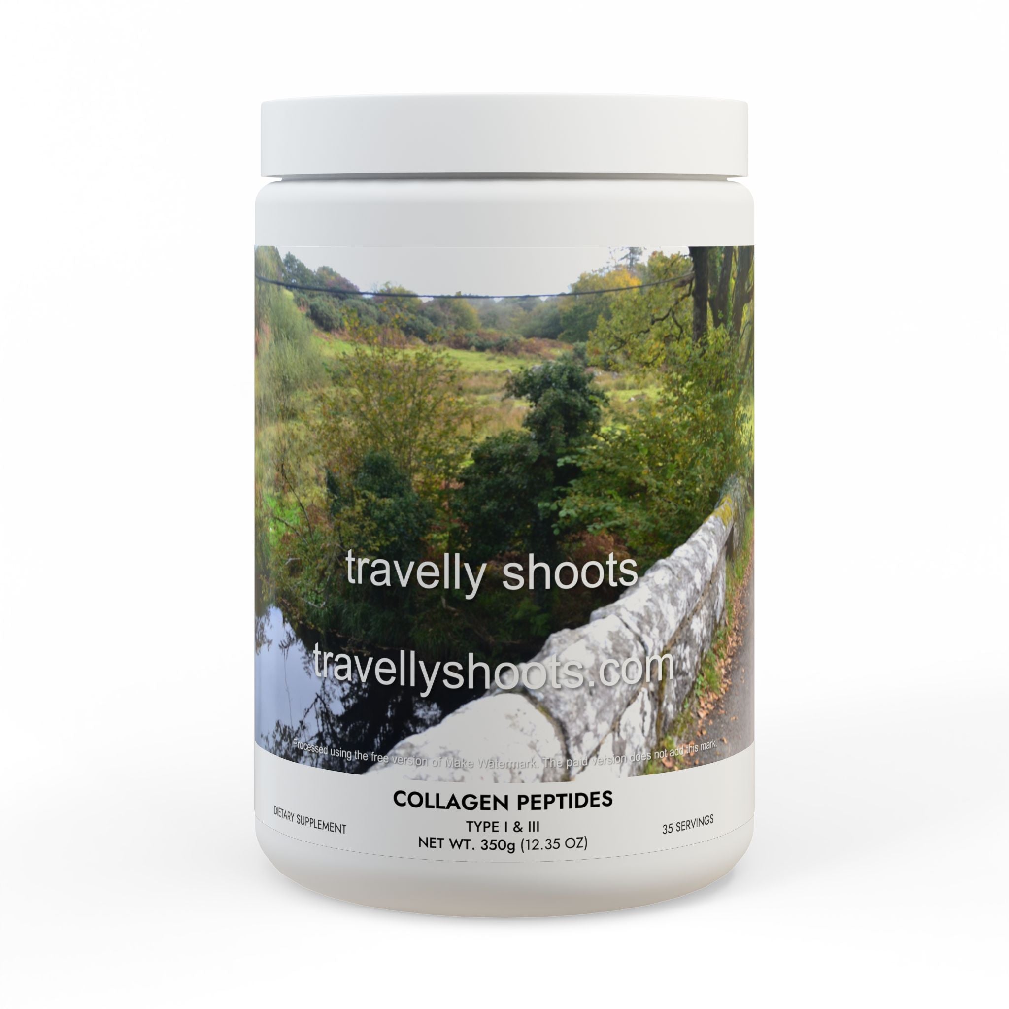 Collagen Peptides Type I & III Supplement (350g, 12.3oz)