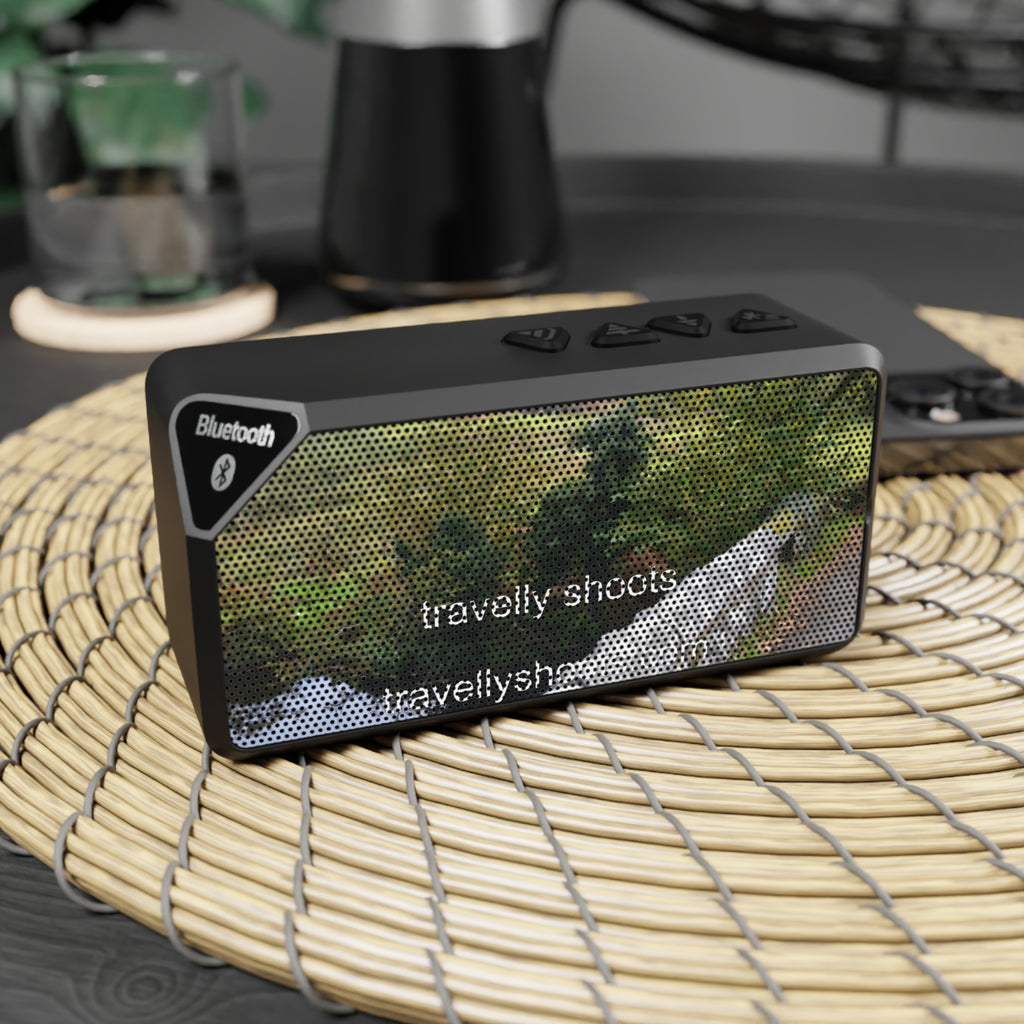Bluetooth Speaker — Custom Nature Print ("travely shoots")