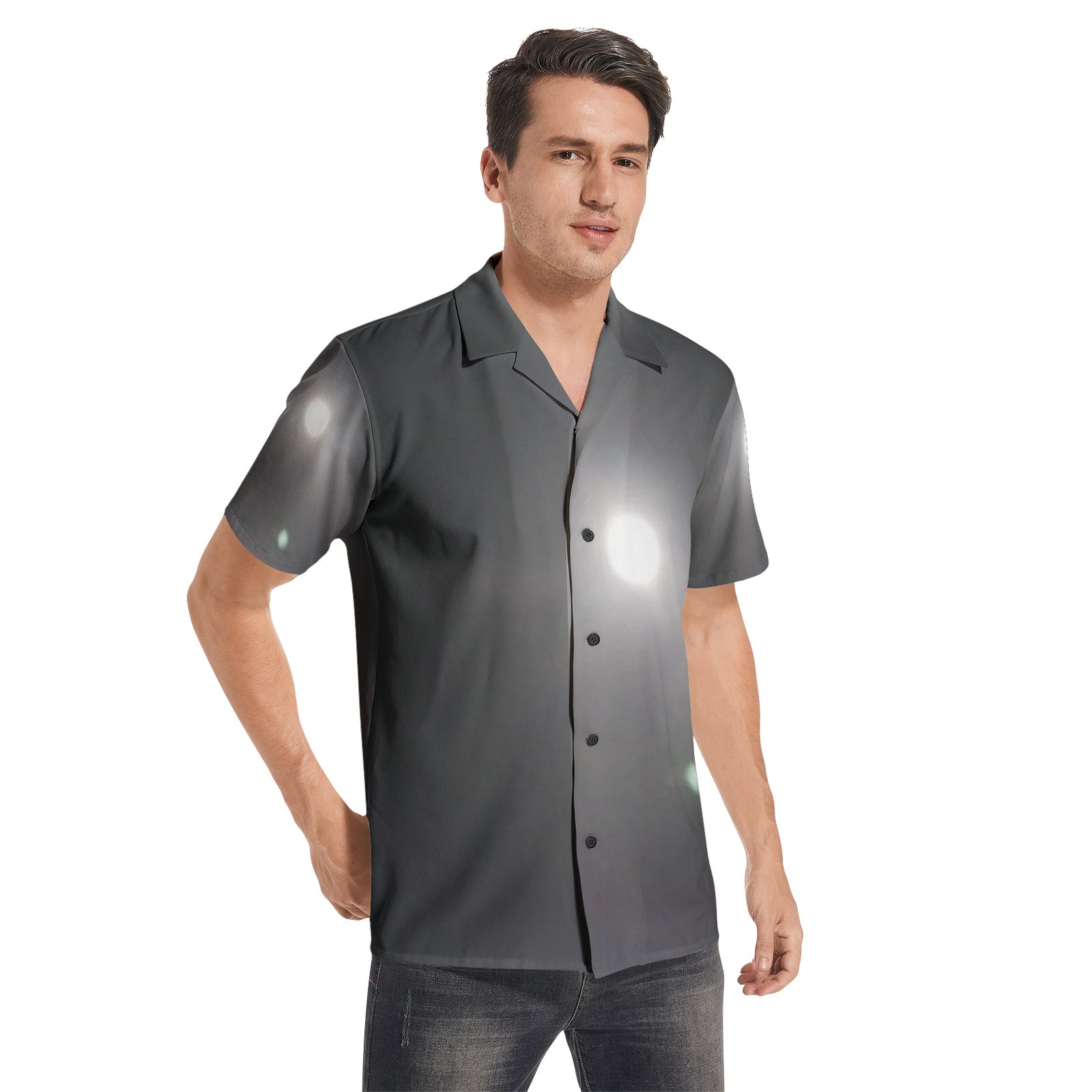 supermoon Men's All-over print Short Sleeve Shirts