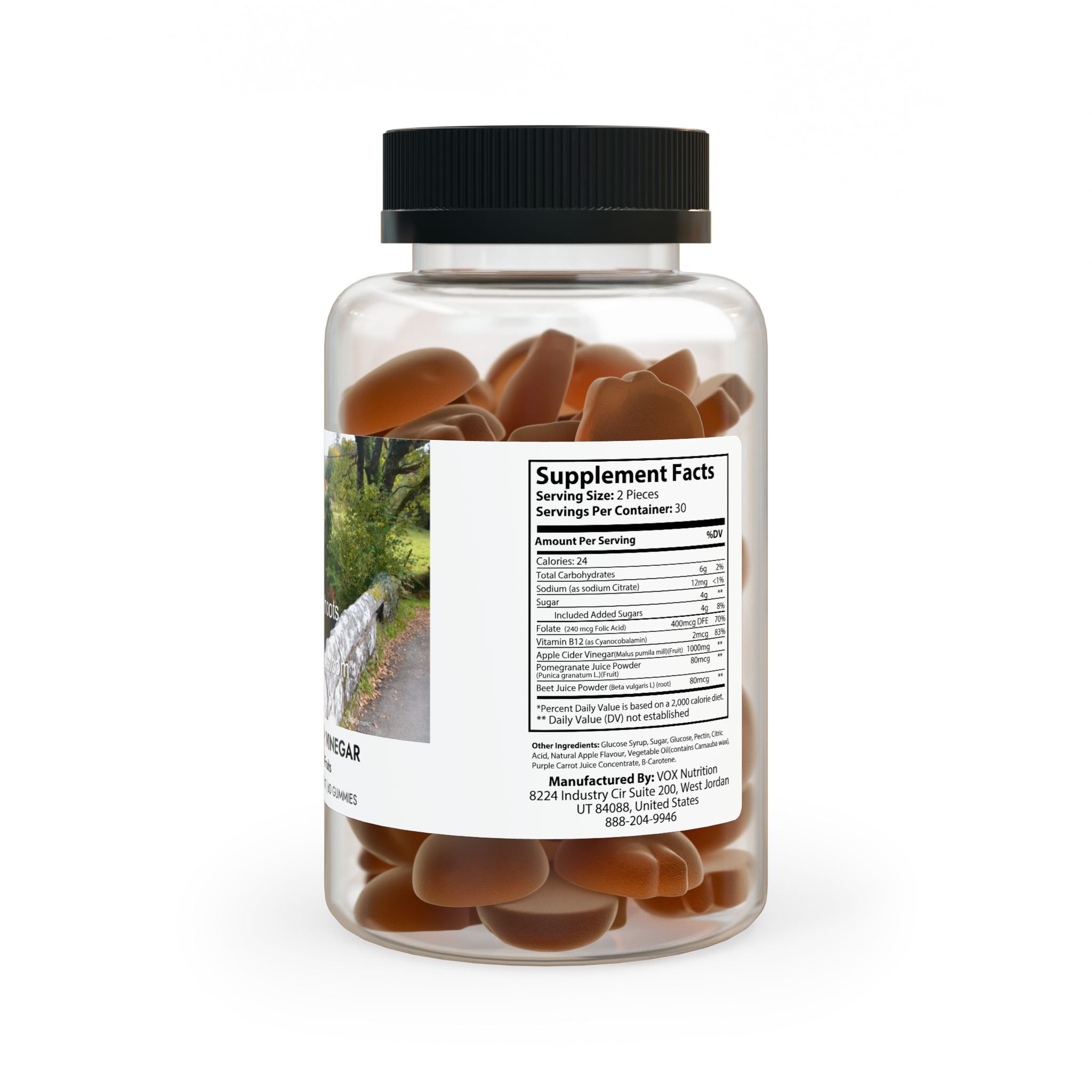 Apple Cider Vinegar Gummies (60 Gummies)