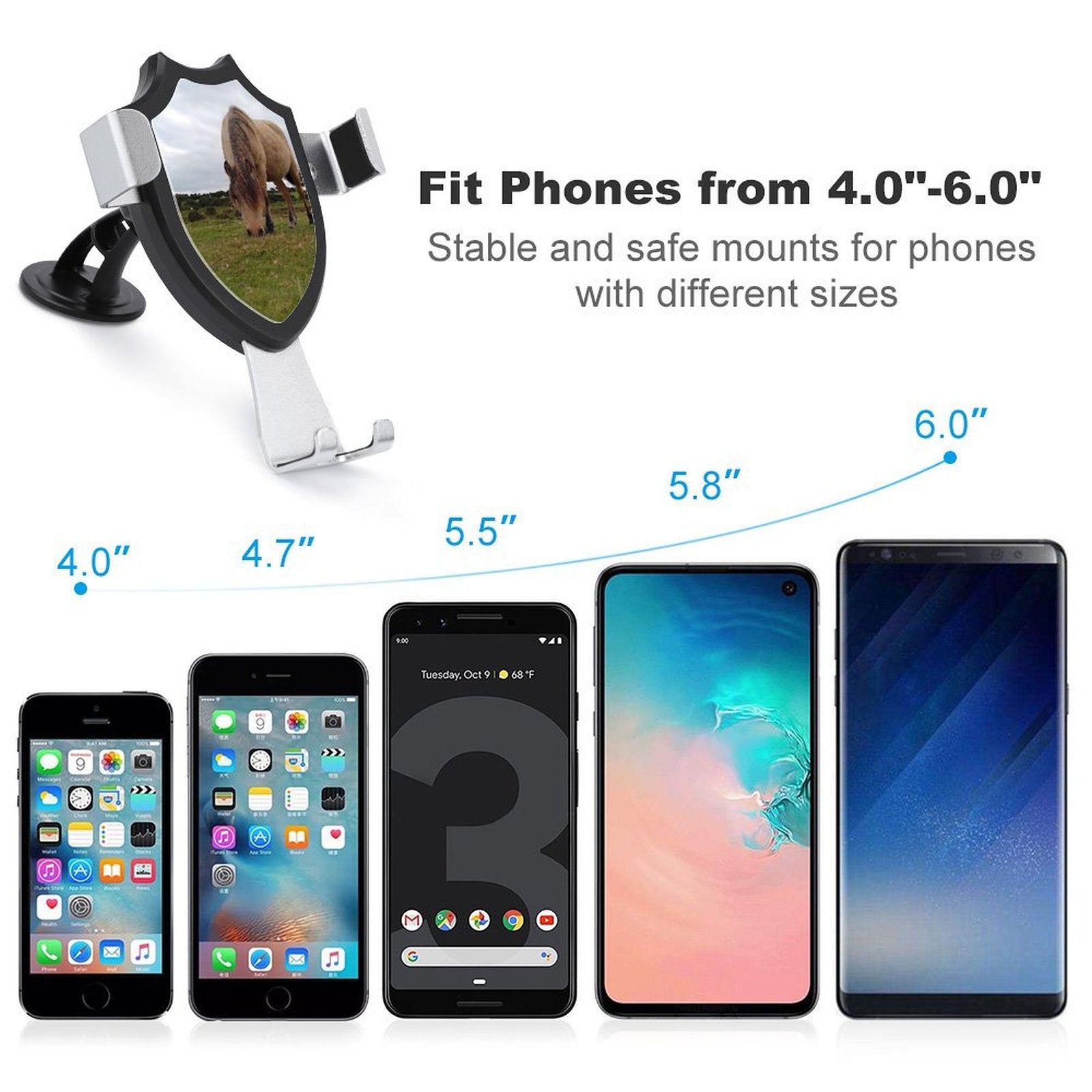 horse Car Phone Mount Car Phone Mount