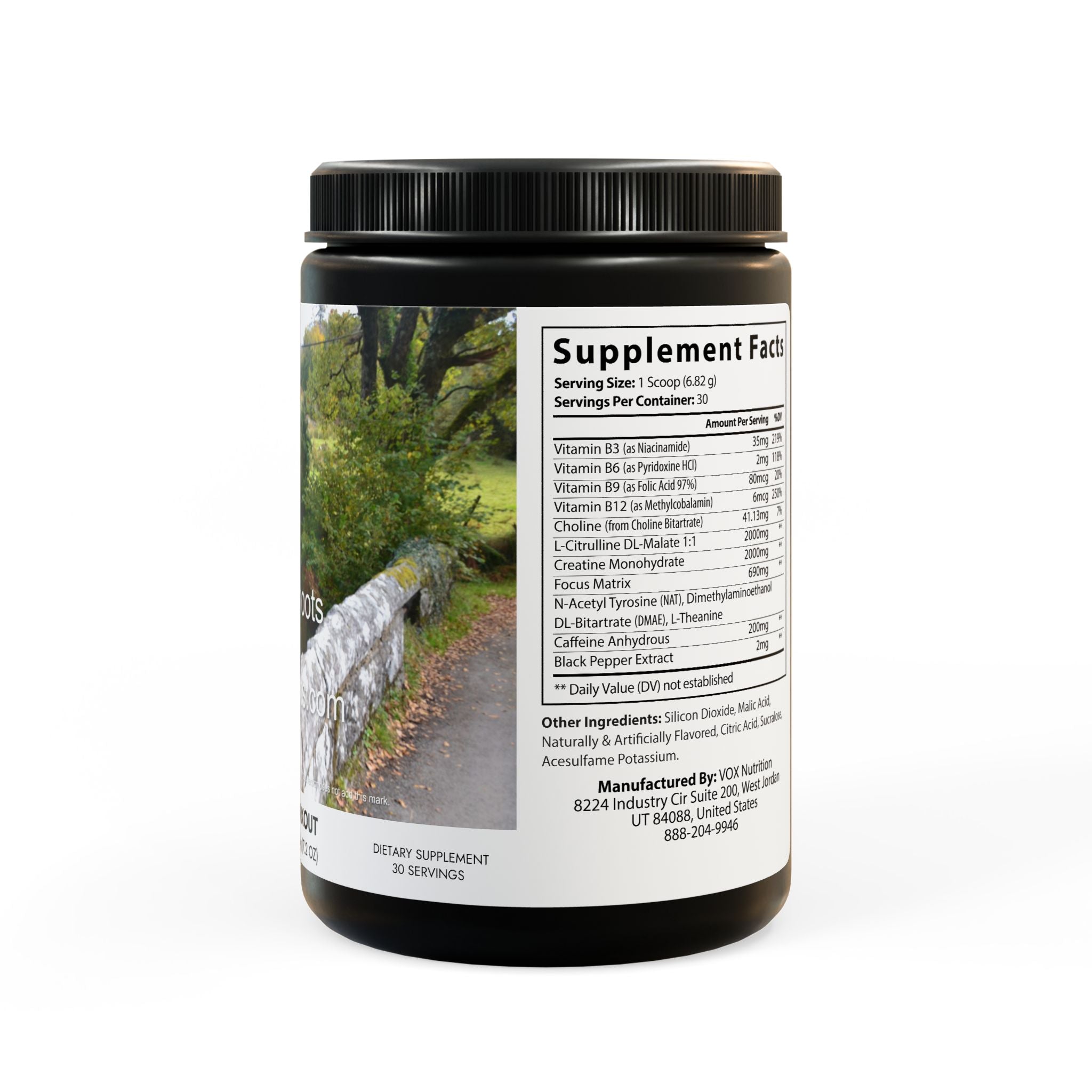 Pre-Workout Supplement, Fruit Punch (204g, 7.1oz)