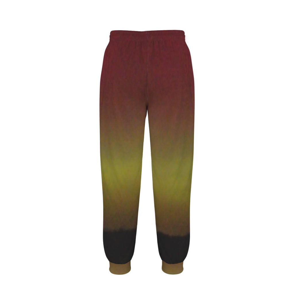 the northren lights cornwall Men's Fleece Casual Sweatpants (Model L79)