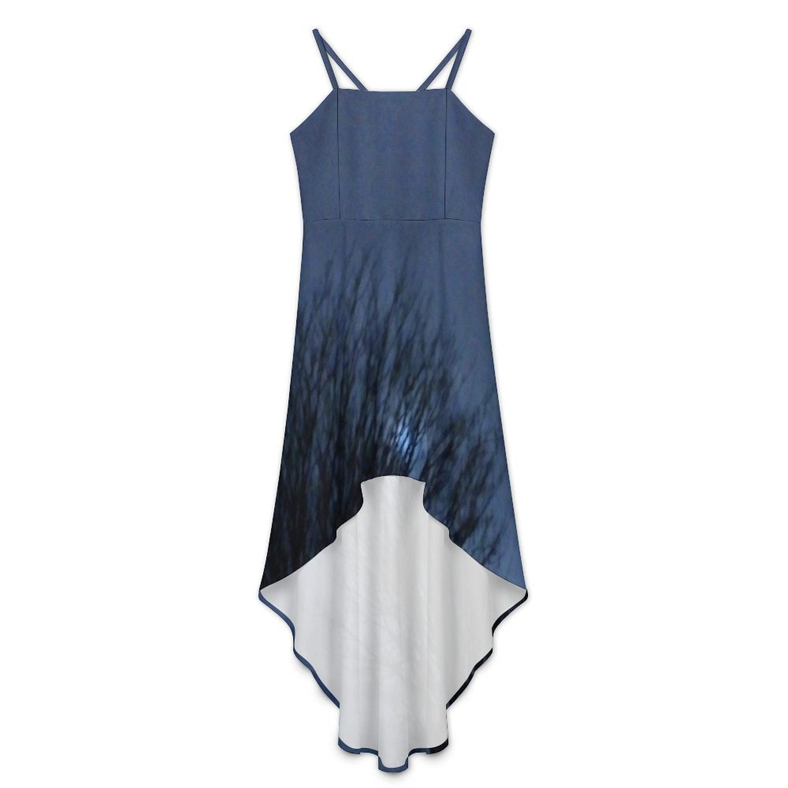 supermoon Women's High-Low Spaghetti Strap Dress