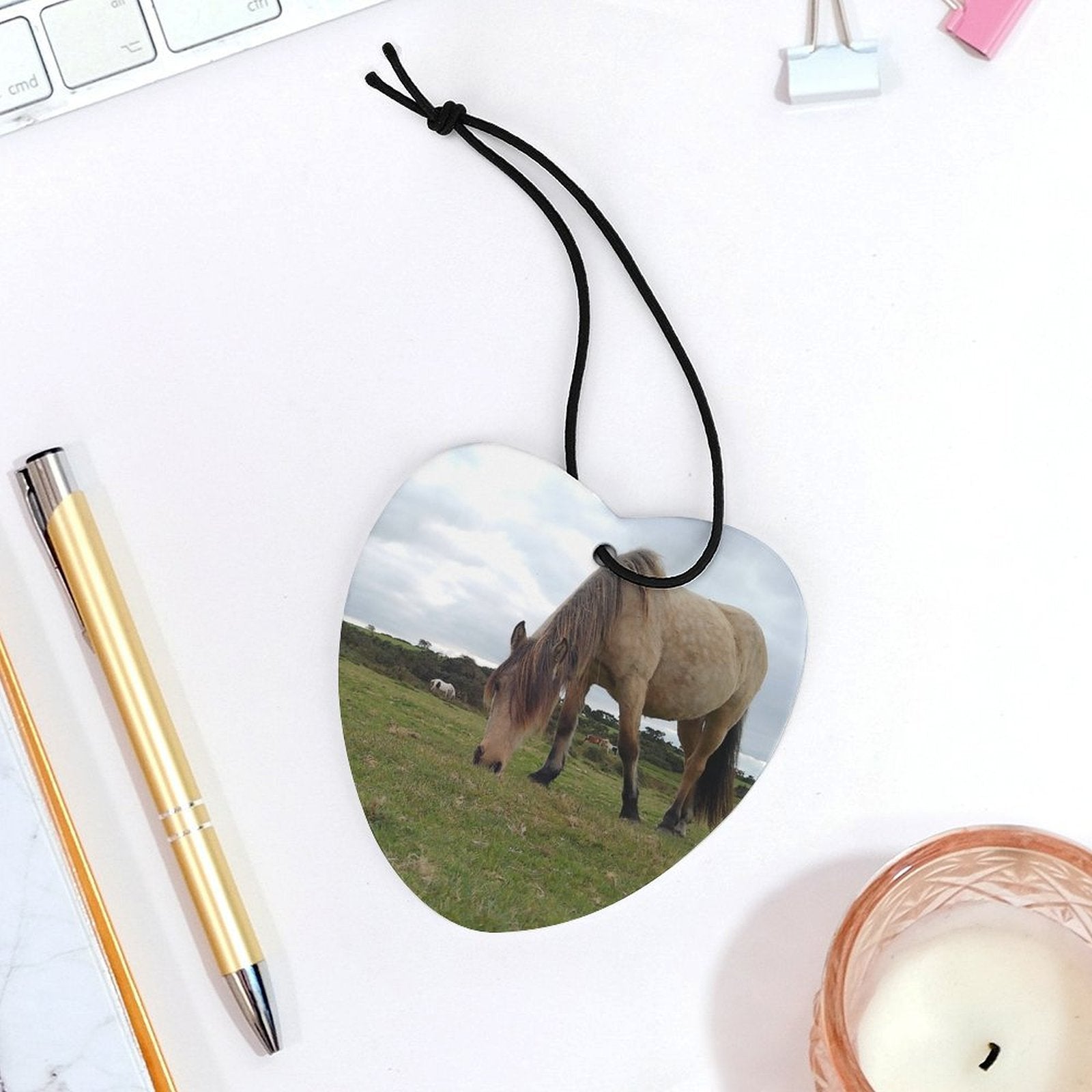 Car Aromatherapy Tablets Car Air Freshener (Five Pcs)(Heart/Rhombus)