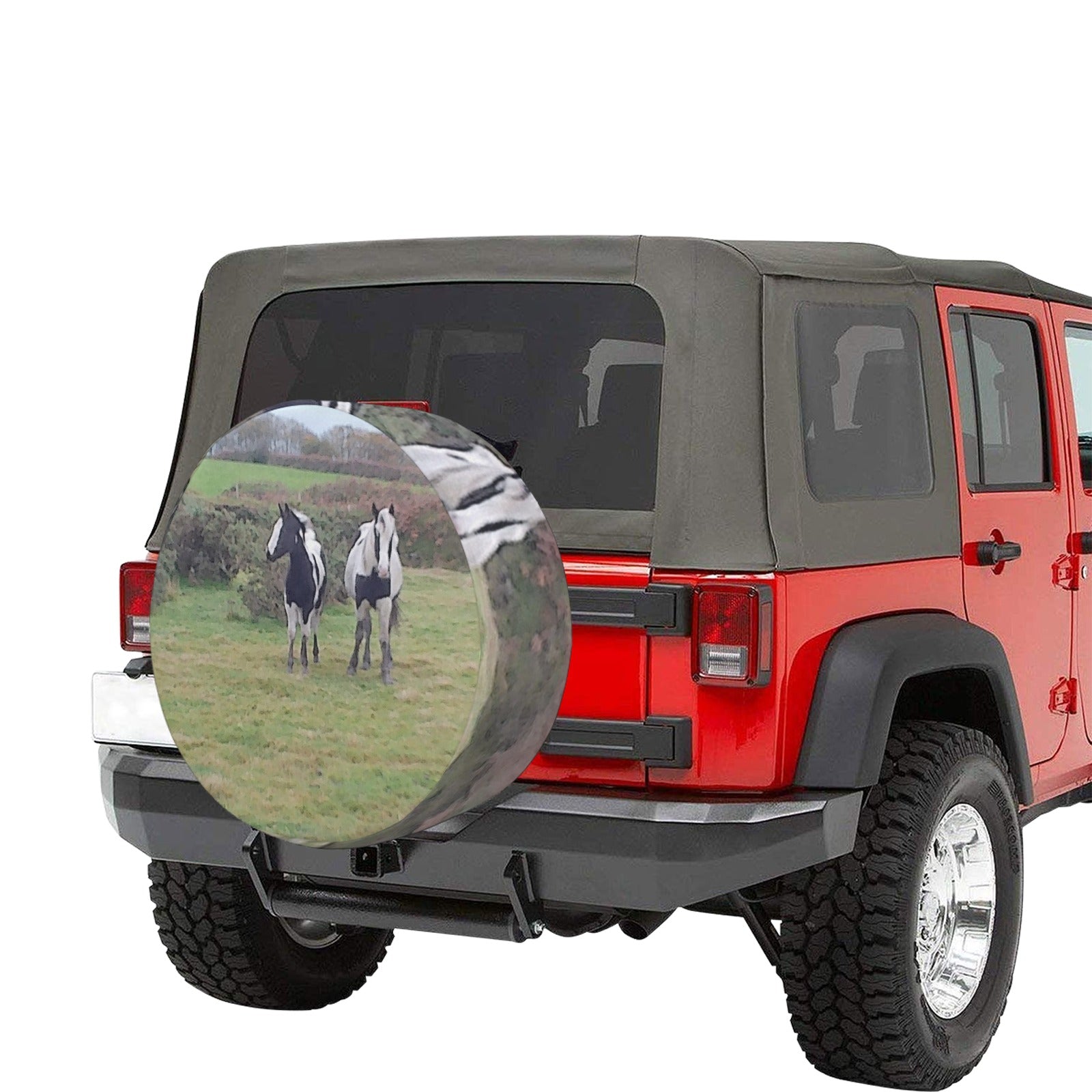 horses 34 Inch Spare Tire Cover