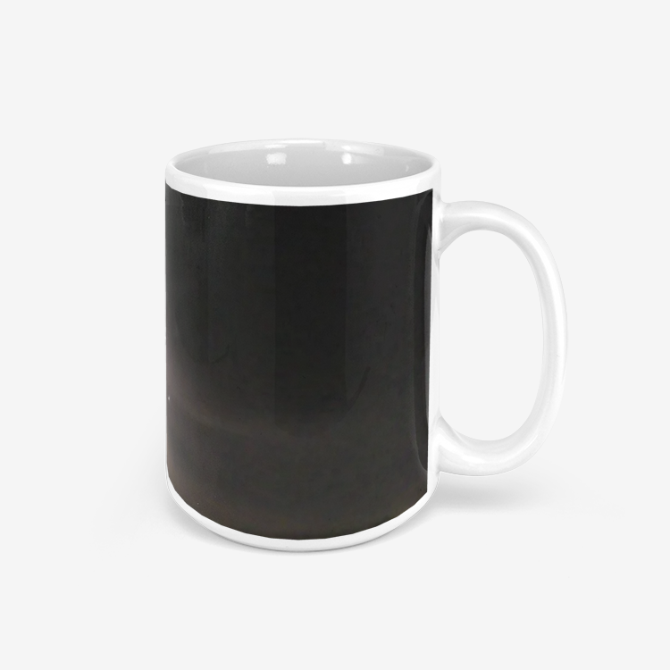 supermoon with stars Classic Glossy Mug