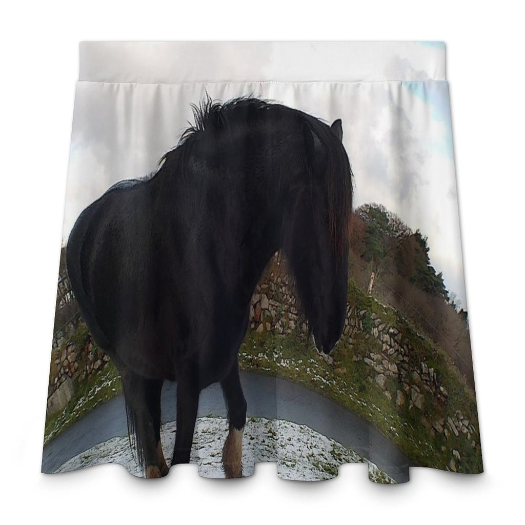 horse Women's Skater Skirt