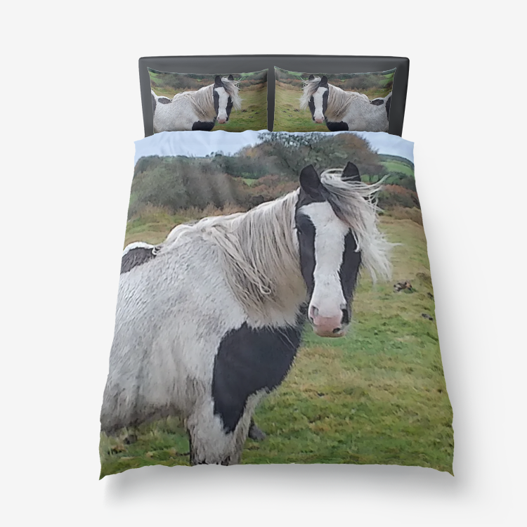 horse Microfiber Duvet Cover set