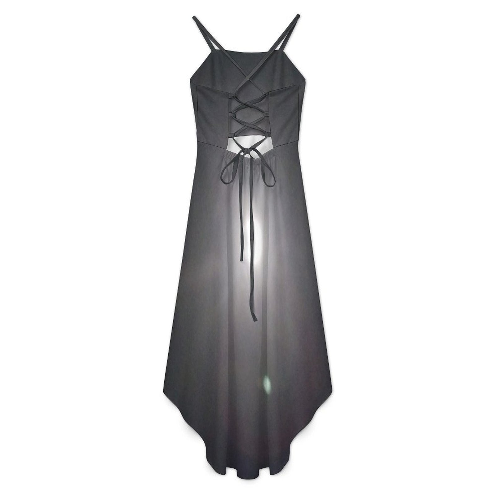 supermoon Women's High-Low Spaghetti Strap Dress