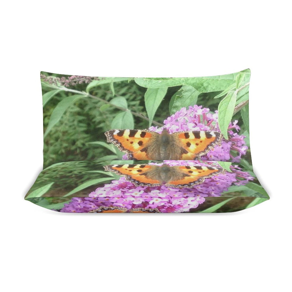 butterfly 3-Piece Bedding Set 102"×90" (1 Quilt Cover + 2 Pillowcases)
