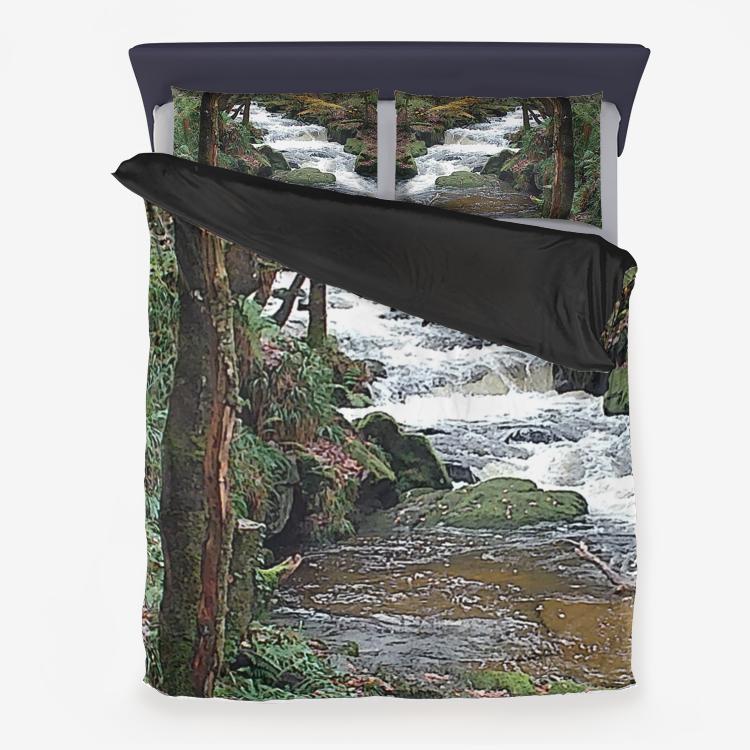 waterfall Microfiber Duvet Cover set