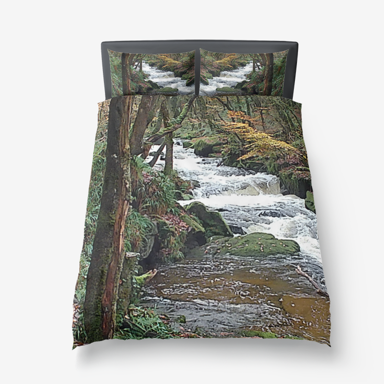 waterfall Microfiber Duvet Cover set