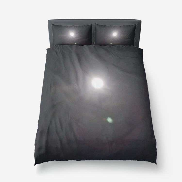 supermoon Microfiber Duvet Cover
