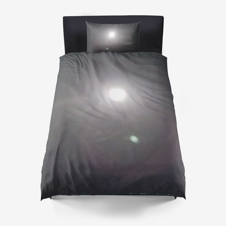 supermoon Microfiber Duvet Cover