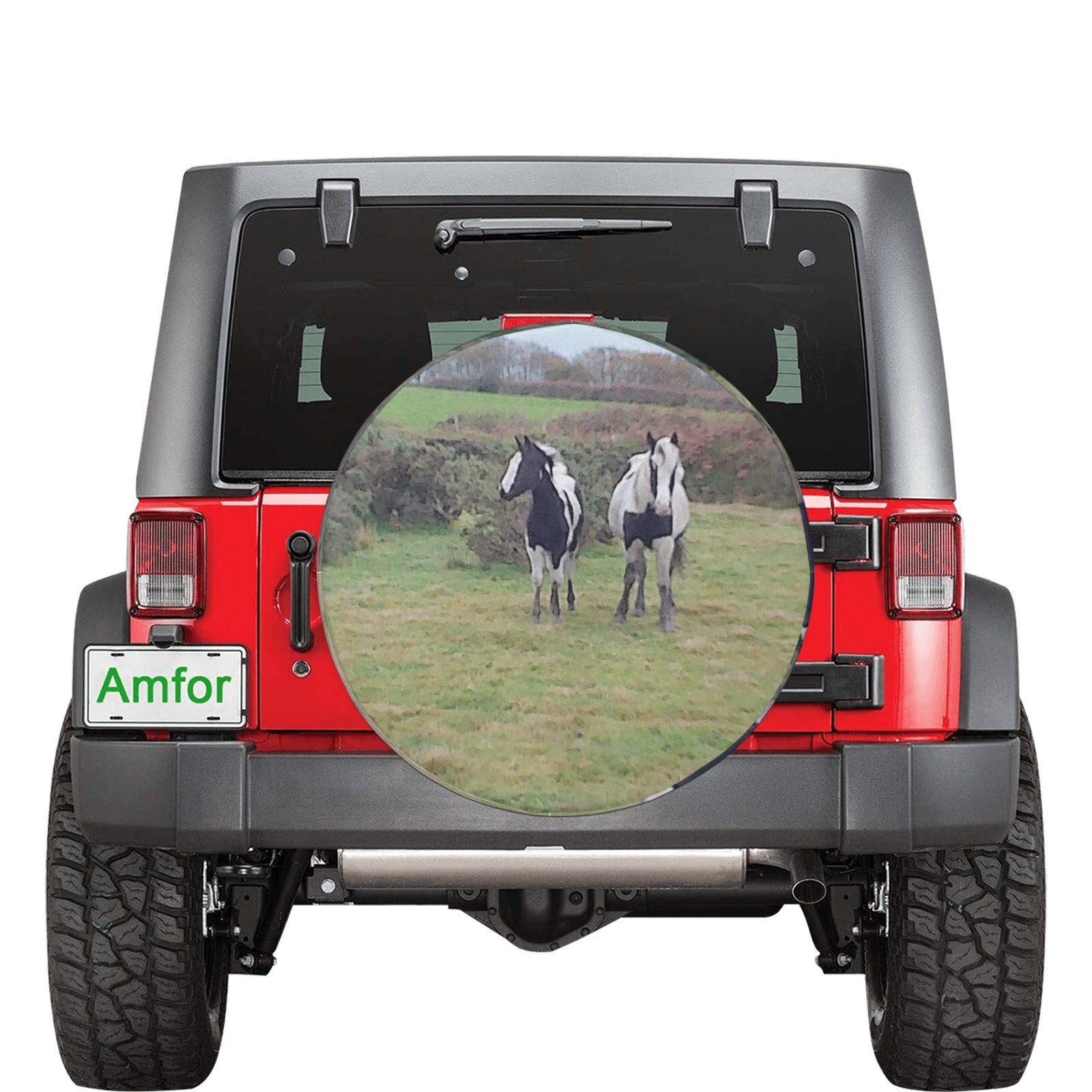 horses 34 Inch Spare Tire Cover