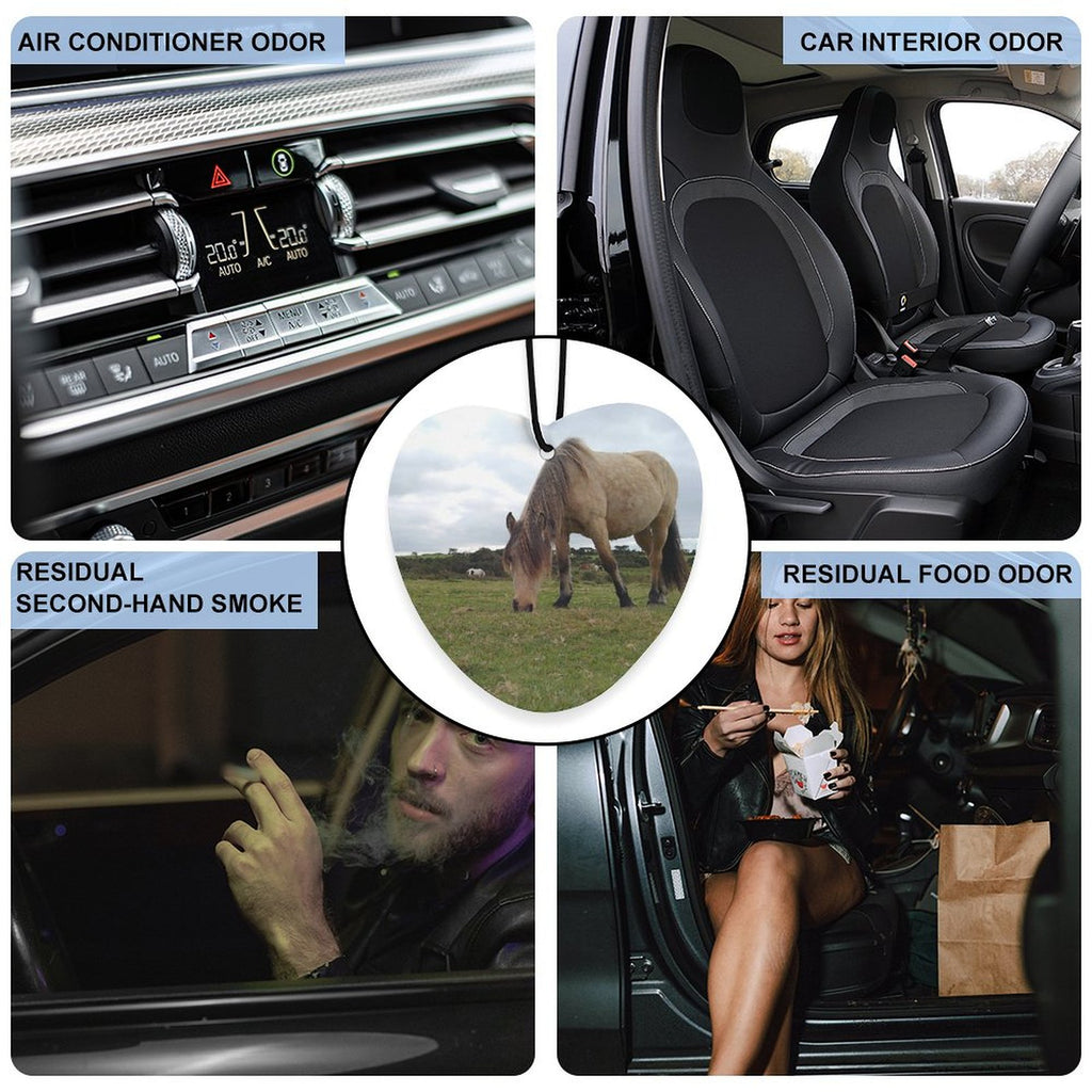 Car Aromatherapy Tablets Car Air Freshener (Five Pcs)(Heart/Rhombus)