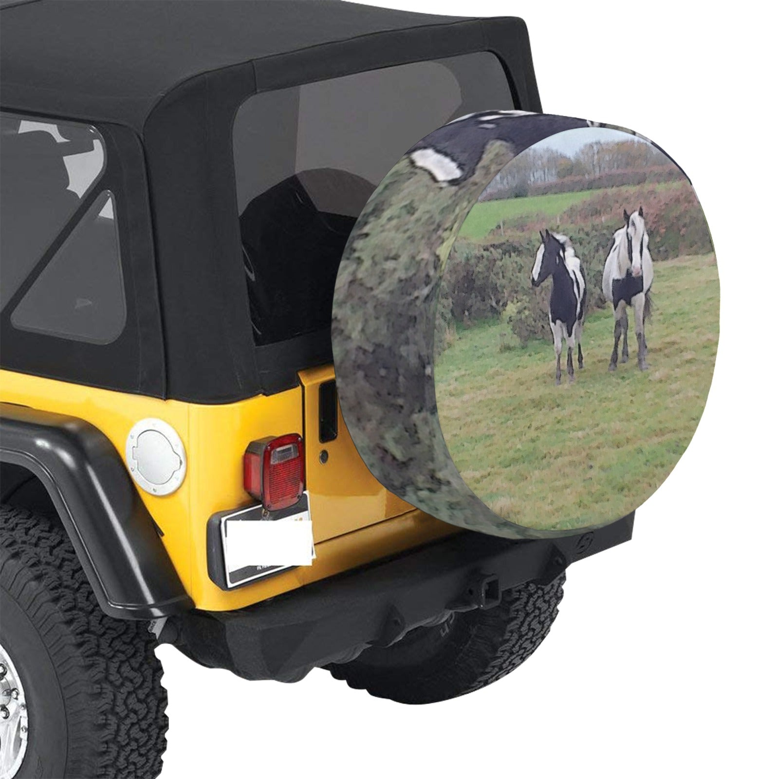horses 34 Inch Spare Tire Cover