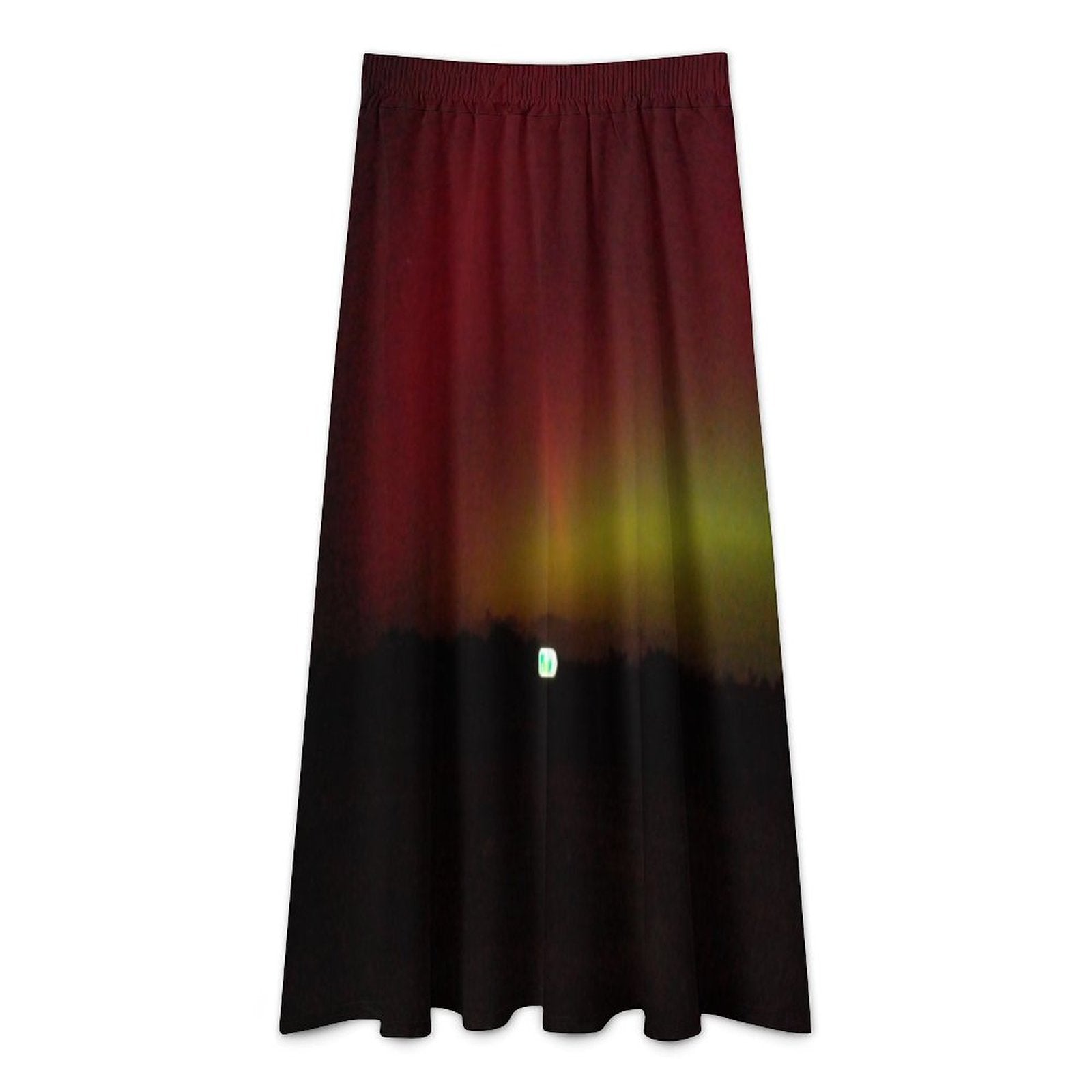 the northern lights cornwall All Over Print Midi Skirt
