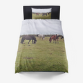 family of horses Microfiber Duvet Cover set