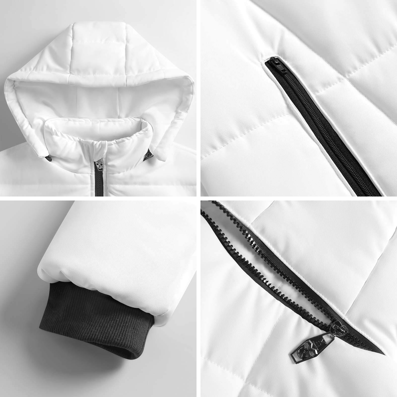 horse Women's Hooded Puffer Coat