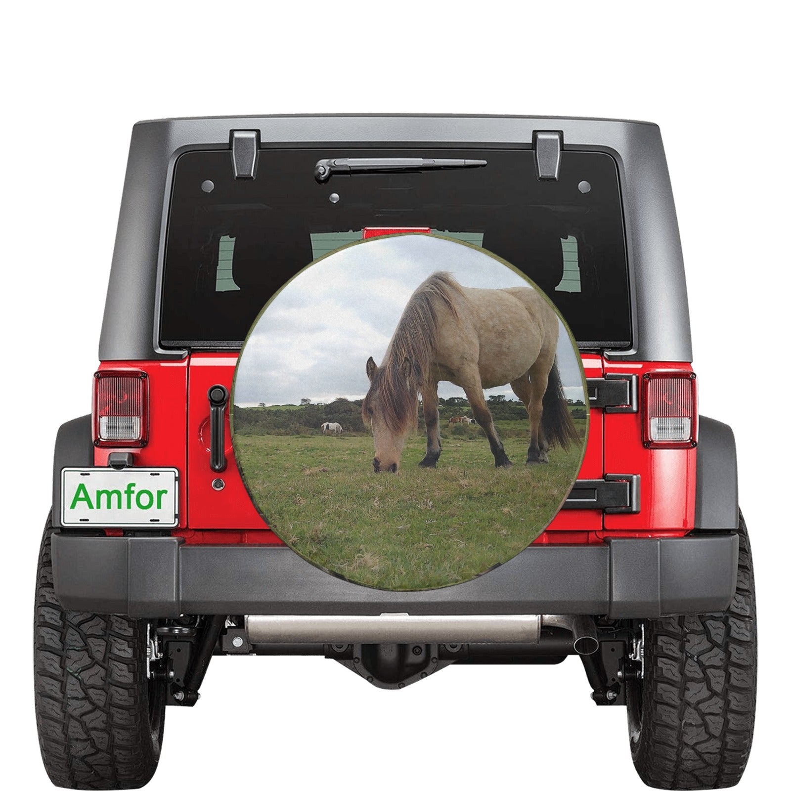 horses 34 Inch Spare Tire Cover