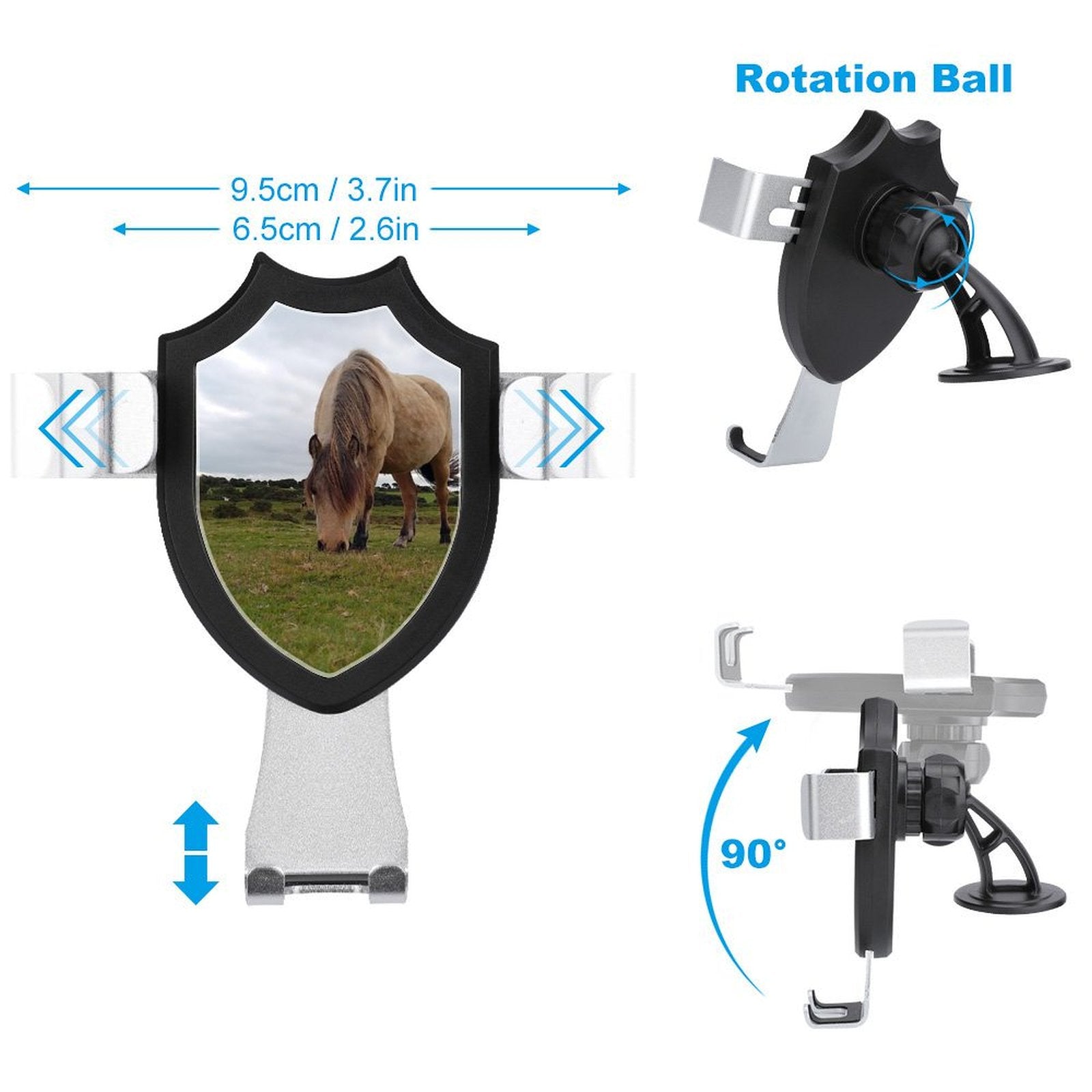 horse Car Phone Mount Car Phone Mount